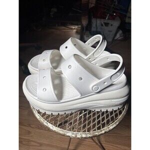 Crocs Mega Crush White Clogs Size M10 W12